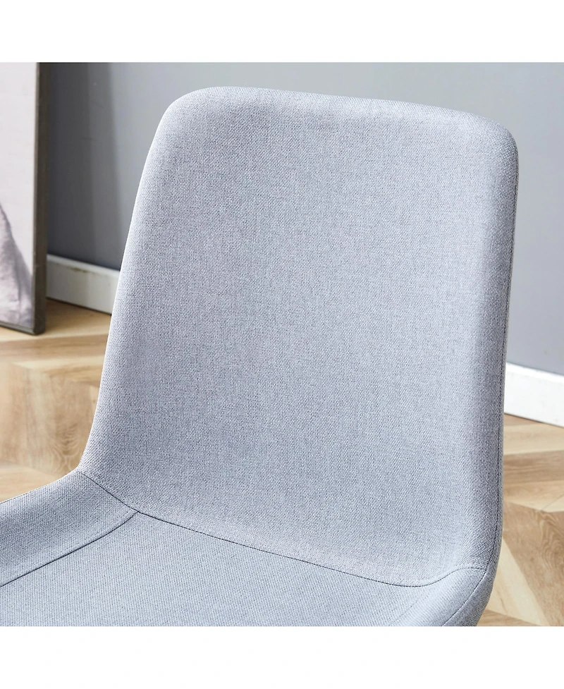 Streamdale Furniture Set of 4 Comfortable Linen Chair