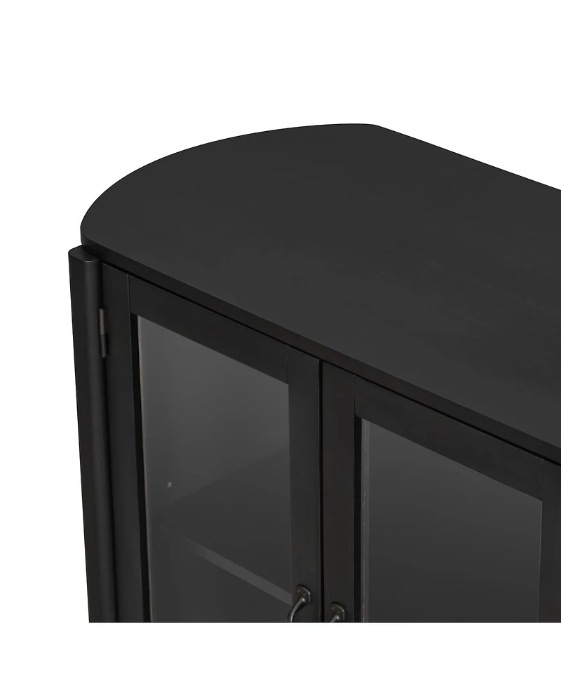 Streamdale Furniture Stylish 34-door large storage cabinet for entrance, living, dining rooms