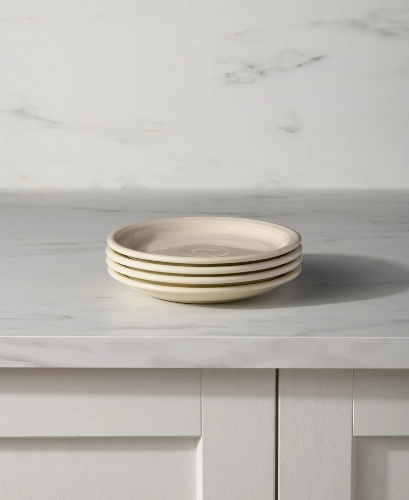 Fiesta Linen Bistro Coupe Salad Plates, Set of 4