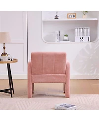 Streamdale Furniture Modern Minimalist Single Armchair for Living Room, Bedroom, Office.