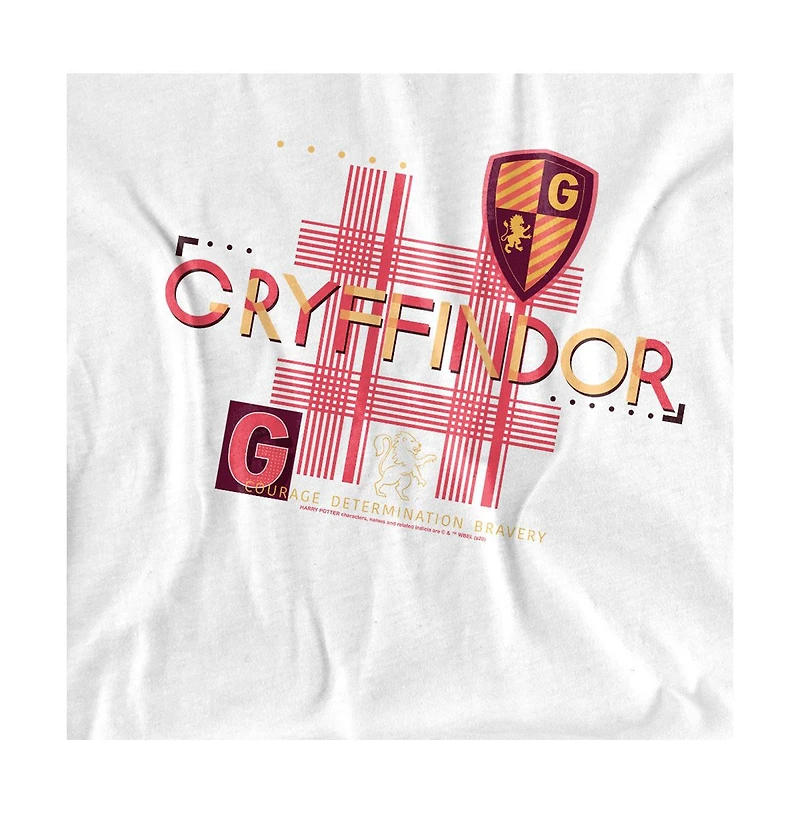Harry Potter Men's Gryffindor Pattern Crest T Shirt