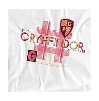 Harry Potter Men's Gryffindor Pattern Crest T Shirt