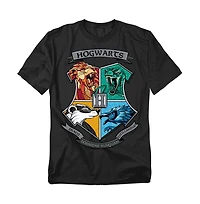 Harry Potter Men's Mosaic Hogwarts Shield T Shirt