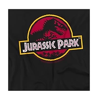 Jurassic Park Men's 8-Bit Logo T Shirt