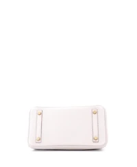 Pre-Owned HERMES Birkin 25 Handbag Light Togo with Gold Hardware