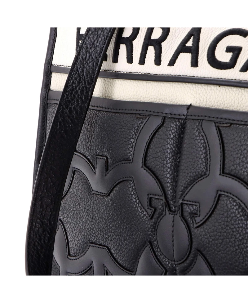 Pre-Owned Salvatore Ferragamo Medium Iconic Double Gancini Tote Bag Gancini Quilted Leather