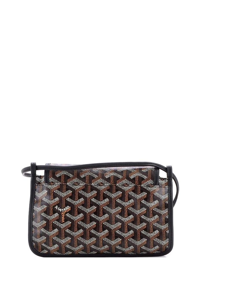 Pre-Owned Goyard Plumet Clutch Wallet Coated Canvas