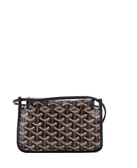 Pre-Owned Goyard Plumet Clutch Wallet Coated Canvas