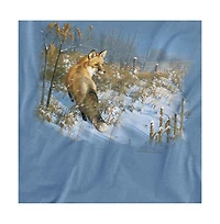 Wild Wings Men's Wildlife Winter Red Fox T Shirt