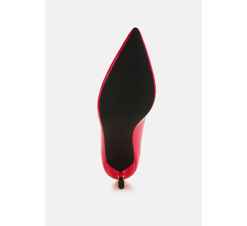 London Rag Calla Pointed Toe Fantasy Heel Pumps