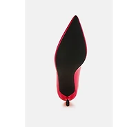 London Rag Calla Pointed Toe Fantasy Heel Pumps