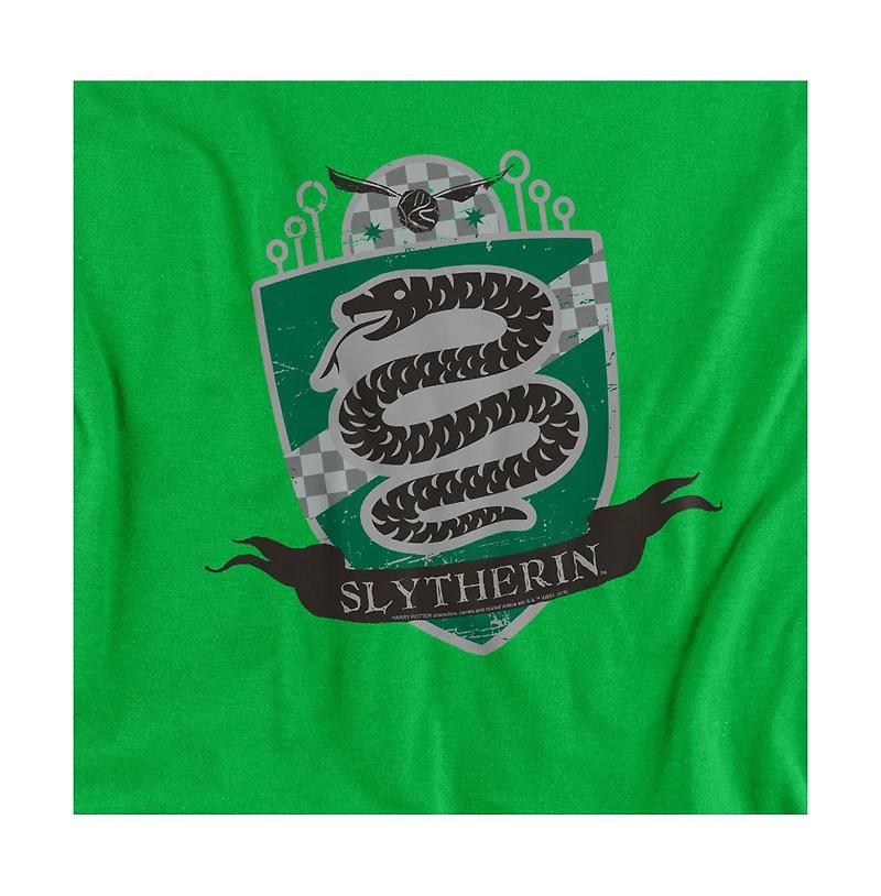Harry Potter Men's Slytherin Quidditch Crest T Shirt