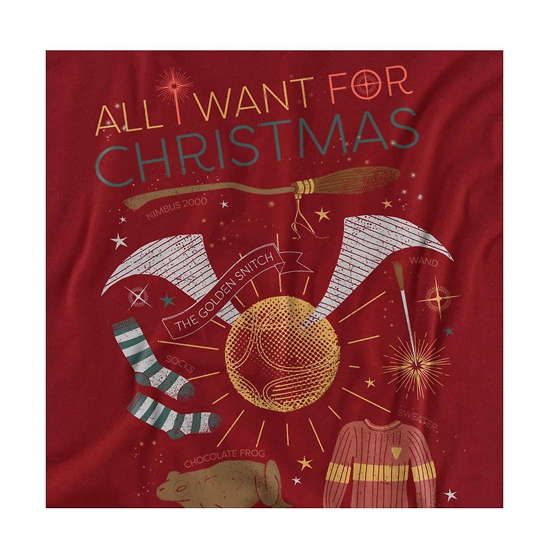 Harry Potter Men's All I Want For Christmas! T Shirt