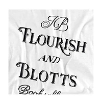 Harry Potter Men's Flourish And Blotts T Shirt