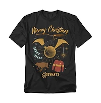 Harry Potter Men's Merry Christmas from Hogwarts T Shirt