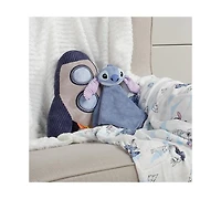 Lambs & Ivy Baby Disney Baby/Toddler Stitch Plush Security Blanket Lovey - Blue