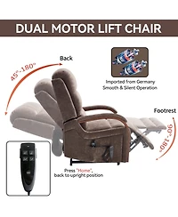 Streamdale Furniture Power Lift Recliner Chair with Heat & Massage