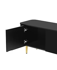 Streamdale Furniture 78.7" Minimalist Tv Stand - Entertainment Center