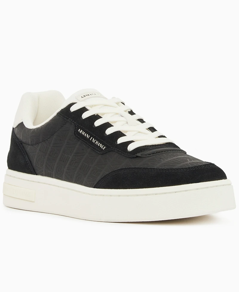 A|X Armani Exchange Men's London Embossed Sneakers