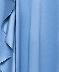 Xscape Petite Asymmetrical Strapless Ball Gown