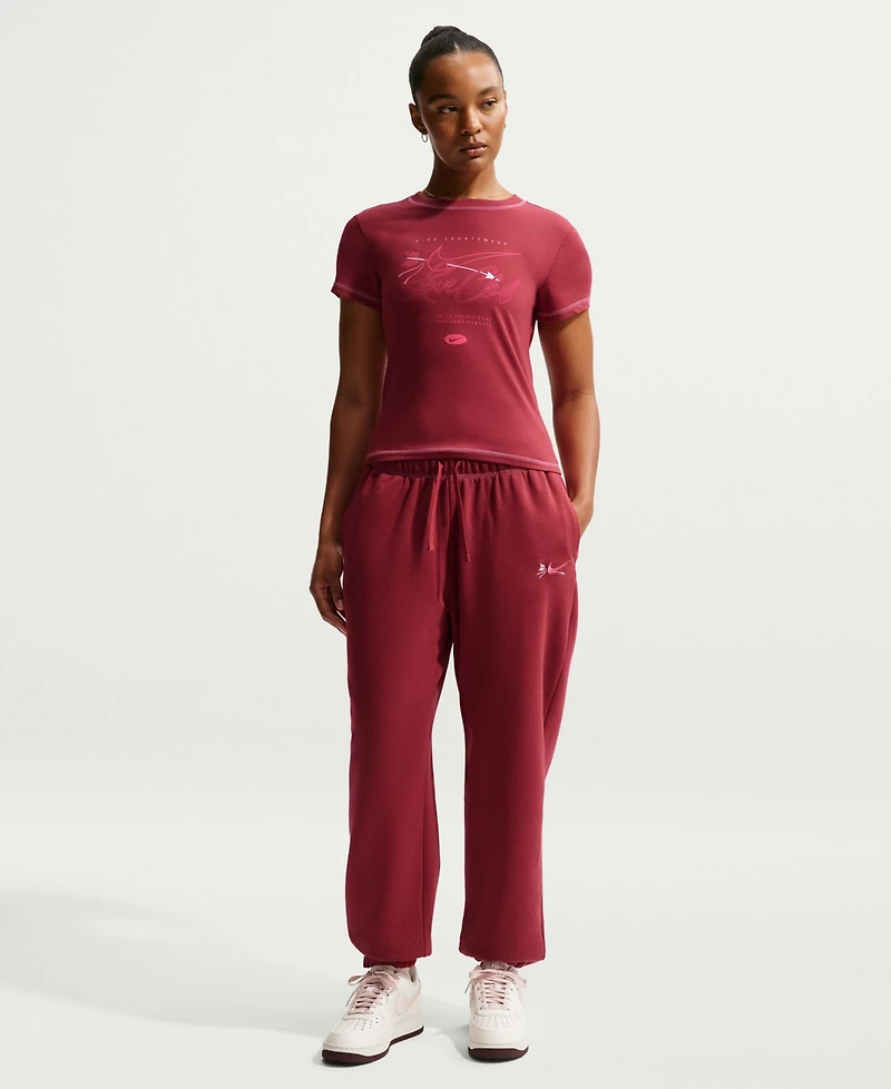 Nike Sportswear Women's Chill Knit Slim Short-Sleeved Cropped T-Shirt