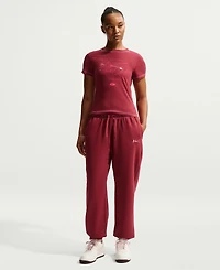 Nike Sportswear Women's Chill Knit Slim Short-Sleeved Cropped T-Shirt