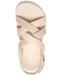 Clarks Women's BreezeRae Ana Open Toe Wedge Sandals