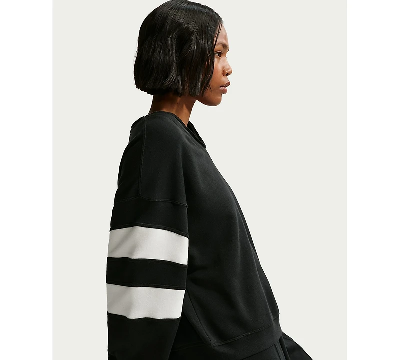 Nike Sportswear Women's Club Fleece Oversized V-Neck Sweatshirt