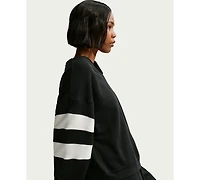 Nike Sportswear Women's Club Fleece Oversized V-Neck Sweatshirt