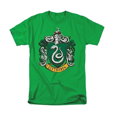 Harry Potter Men's Drawn Slytherin Crest T Shirt