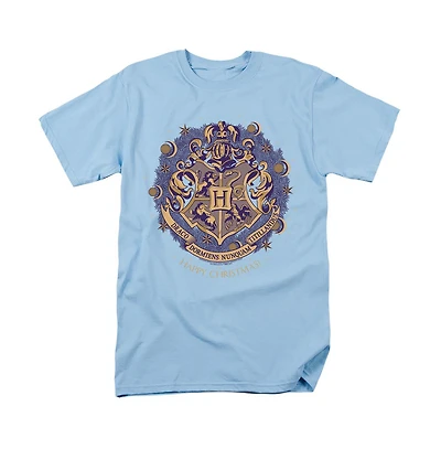 Harry Potter Men's Happy Christmas From Hogwarts T Shirt