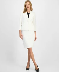 Kasper Women's Bonded-Lace Shawl-Collar Jacket, Regular & Petite