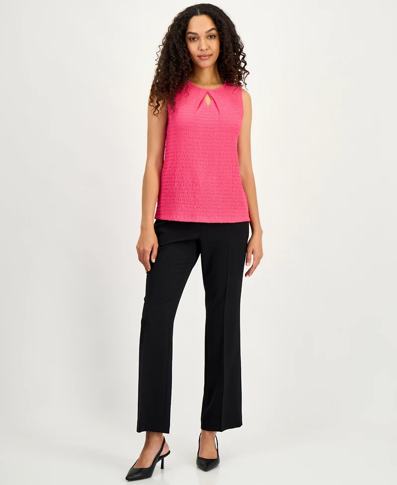 Kasper Women's Textured Sleeveless Top, Regular & Petite