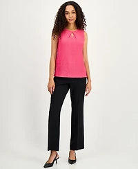 Kasper Women's Textured Sleeveless Top, Regular & Petite