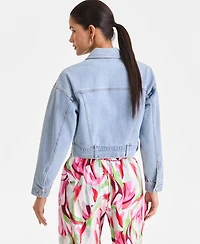I.n.c. International Concepts Women's Cropped Denim Jacket