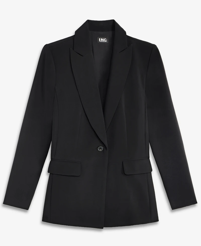 I.n.c. International Concepts Women's Oversized One-Button Blazer, Macy's Exclusive