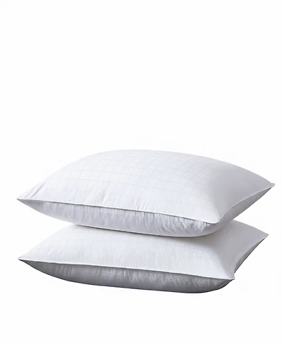 Unikome White Goose Down Feather 2-Pack Pillows, Queen