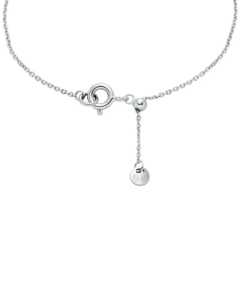 Michael Kors Rhodium Plated Sterling Silver Mixed Halo Bracelet