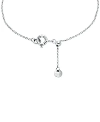 Michael Kors Rhodium Plated Sterling Silver Mixed Halo Bracelet