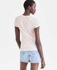 I.n.c. International Concepts Women's Short-Sleeve Printed Crewneck T-Shirt, Macy's Exclusive
