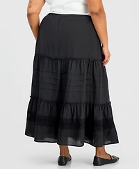 And Now This Trendy Plus Tie-Waist Maxi Skirt, Macy's Exclusive