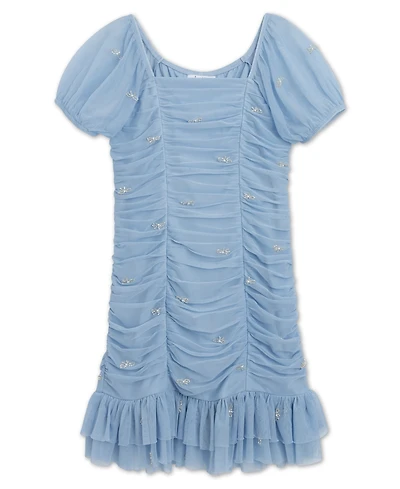 Speechless Girls' 7-16 Square Neck Knee-Length Dress