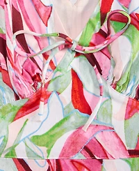 I.n.c. International Concepts Women's Sleeveless Printed Linen-Blend Midi Dress, Macy's Exclusive