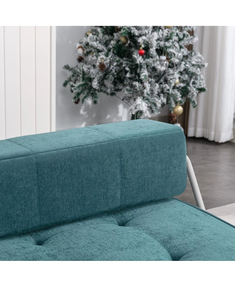 Streamdale Furniture Green Folding Sofa, Futon Sleeper Chair, Convertible Chair, Floor Couch & Mattress