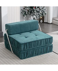 Streamdale Furniture Green Folding Sofa, Futon Sleeper Chair, Convertible Chair, Floor Couch & Mattress