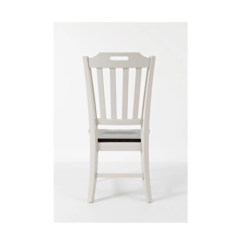 Jofran Orchard Park Farmhouse Solid Rubberwood Slatback Chair