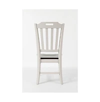 Jofran Orchard Park Farmhouse Solid Rubberwood Slatback Chair