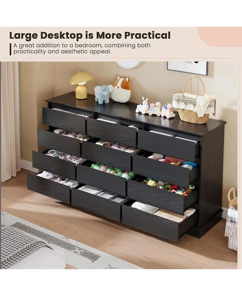 gaomon -Drawer Dresser for Bedroom