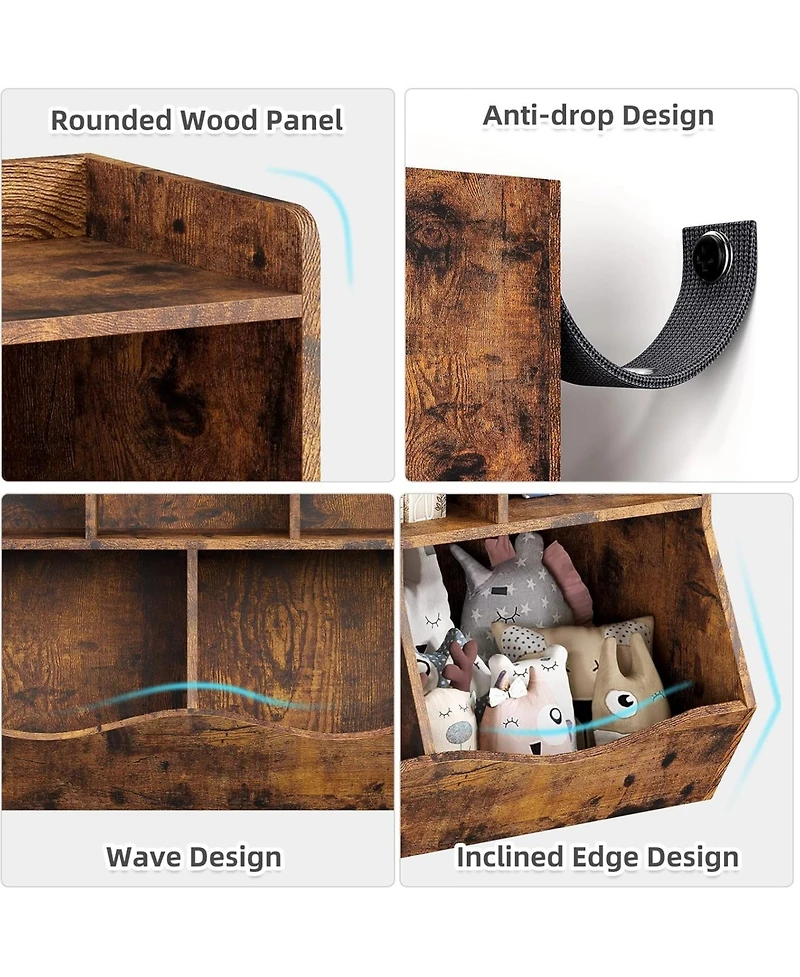 gaomon Kids Bookshelf and Toy Storage Bookcase