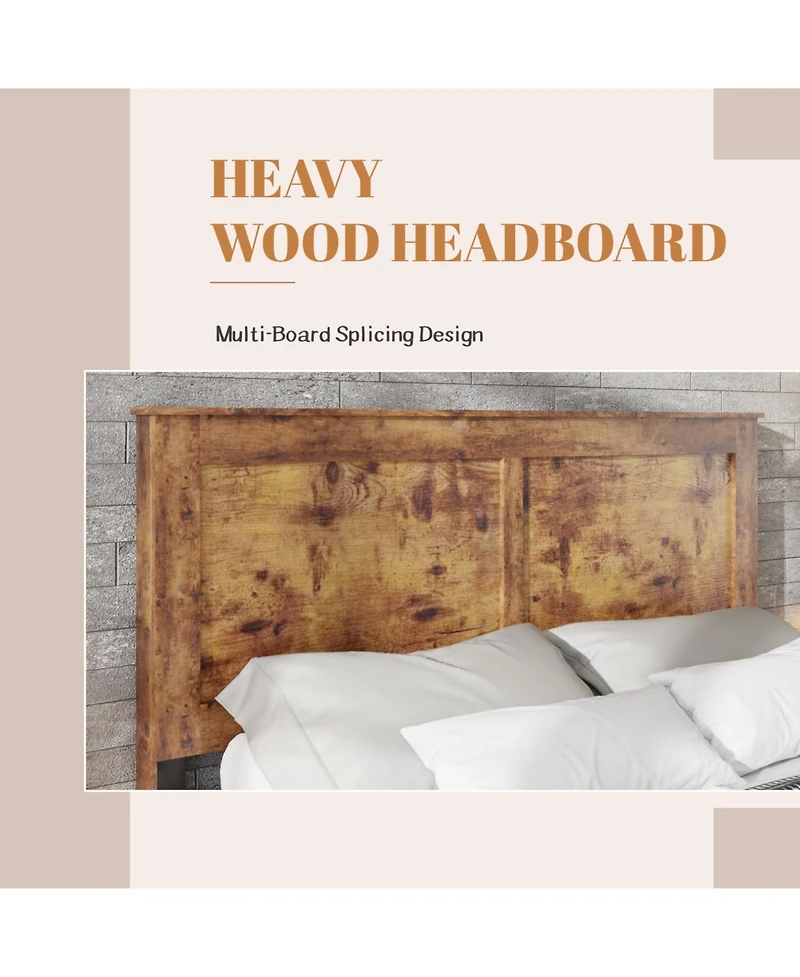 Streamdale Furniture Streamdale Twin Wood Platform Bed Frame - Storage, Easy Assembly